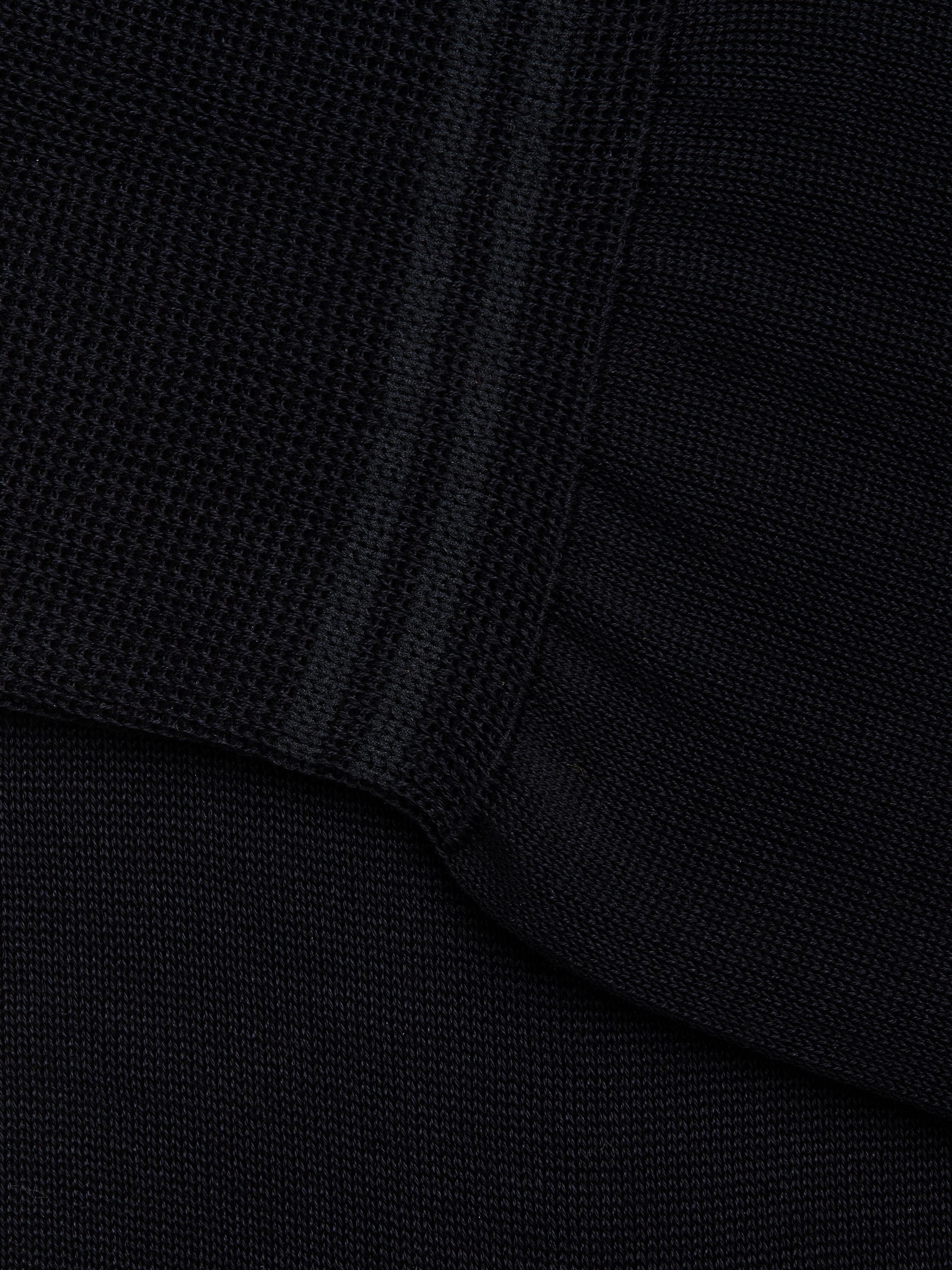 NAVY BLUE COTTON SOCKS - 2