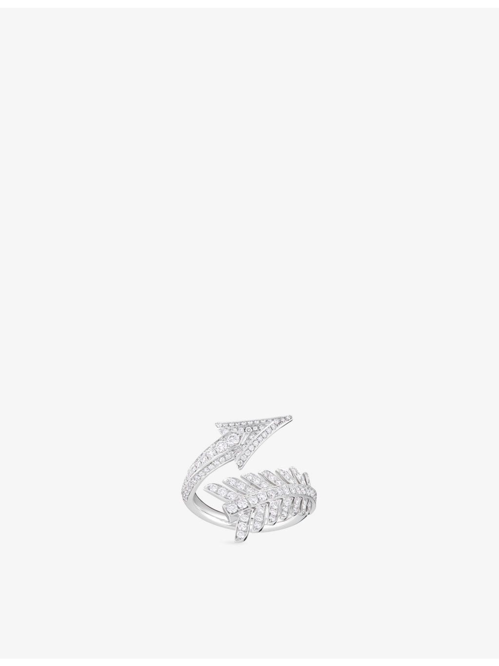Fleche 18ct White-Gold And 0.67ct Diamond Ring - 4