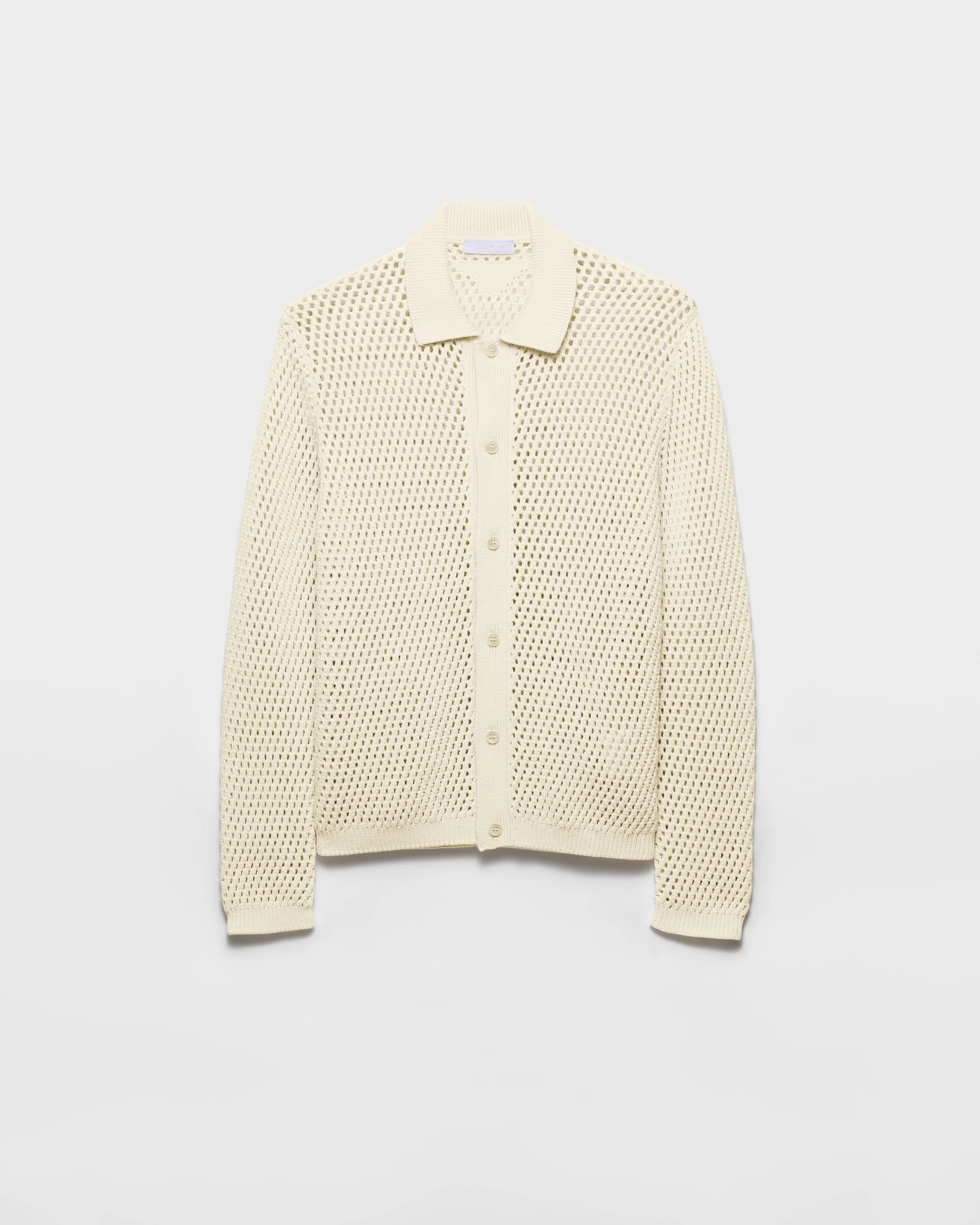 Linen and cotton cardigan - 1
