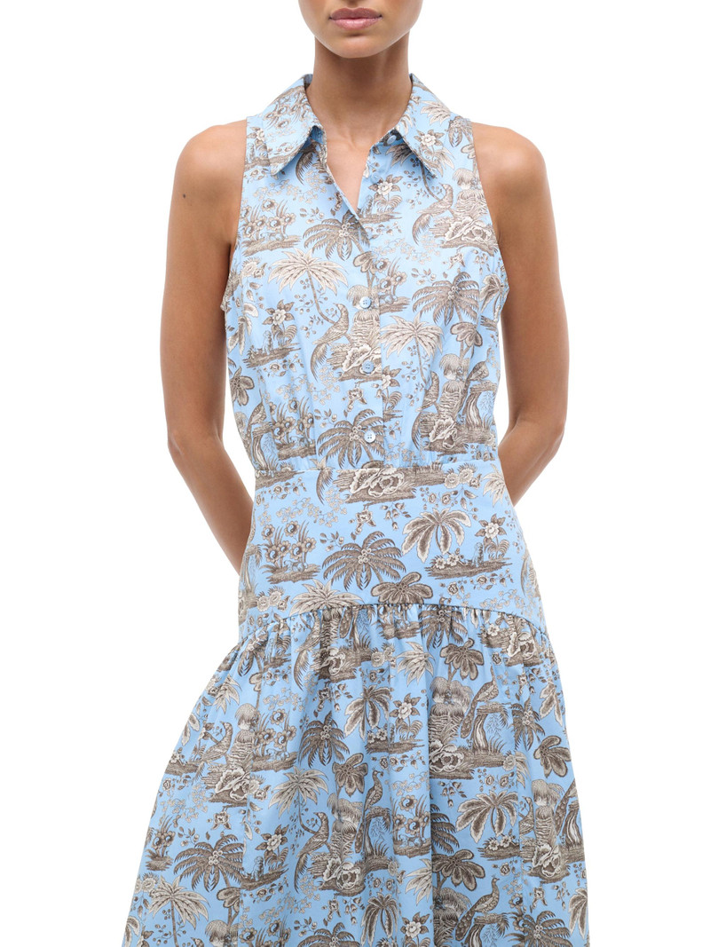 Women's Romy Toile Maxi Dress - Sky Toile 5