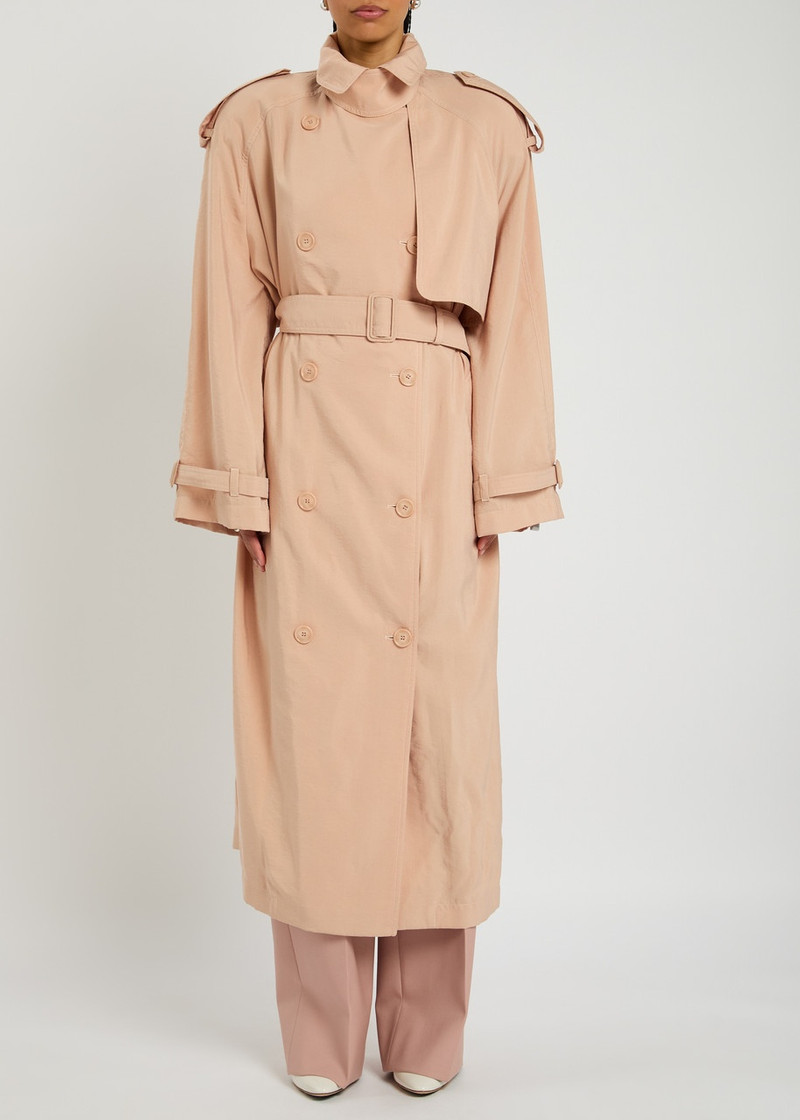 Stella McCartney Stella Mccartney Washed Silk Trench Coat outlook
