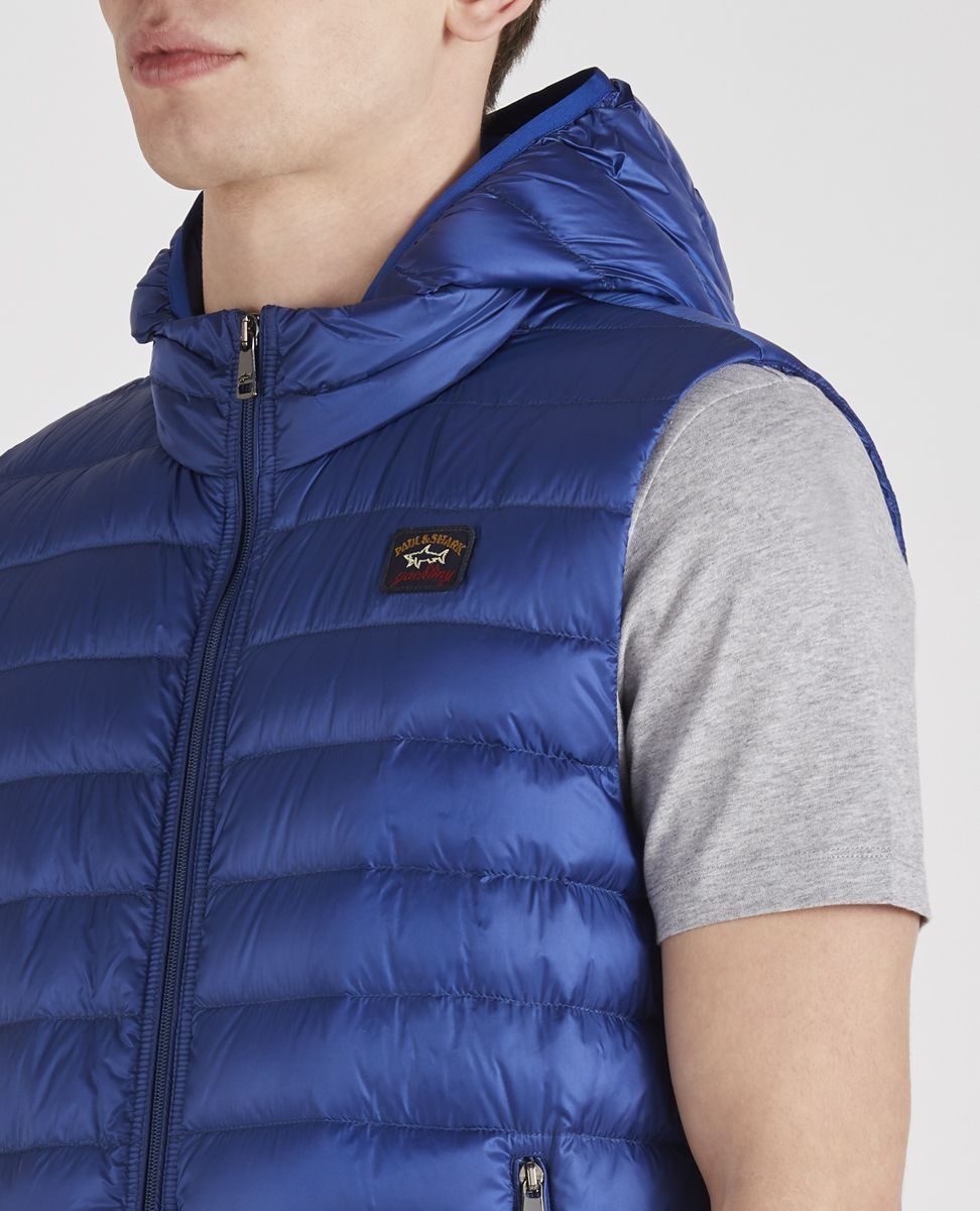 Ultralight down vest with detachable hood - 3
