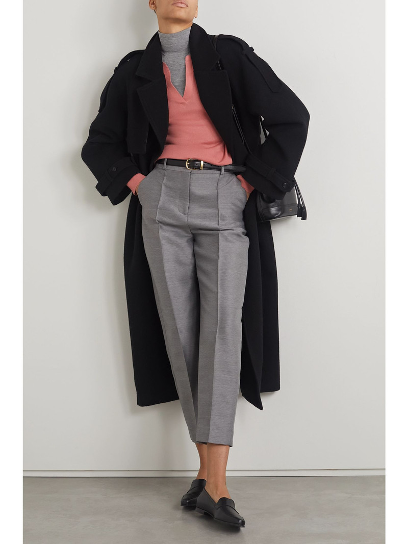 Loro Piana Piuma cashmere sweater Antique rose outlook