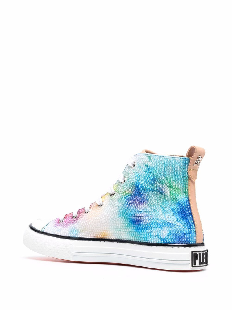 Megastar tie dye high-top sneakers 3