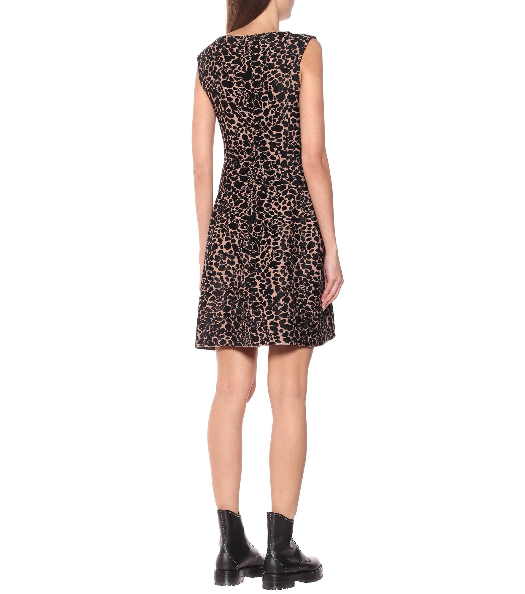Printed stretch-crêpe minidress - 3