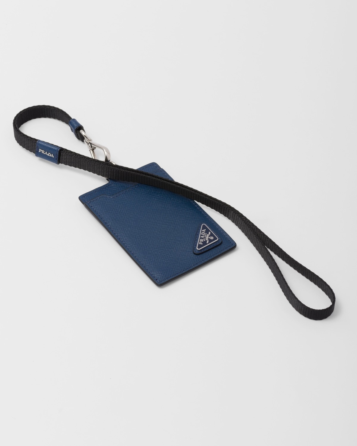 Saffiano leather badge holder - 1