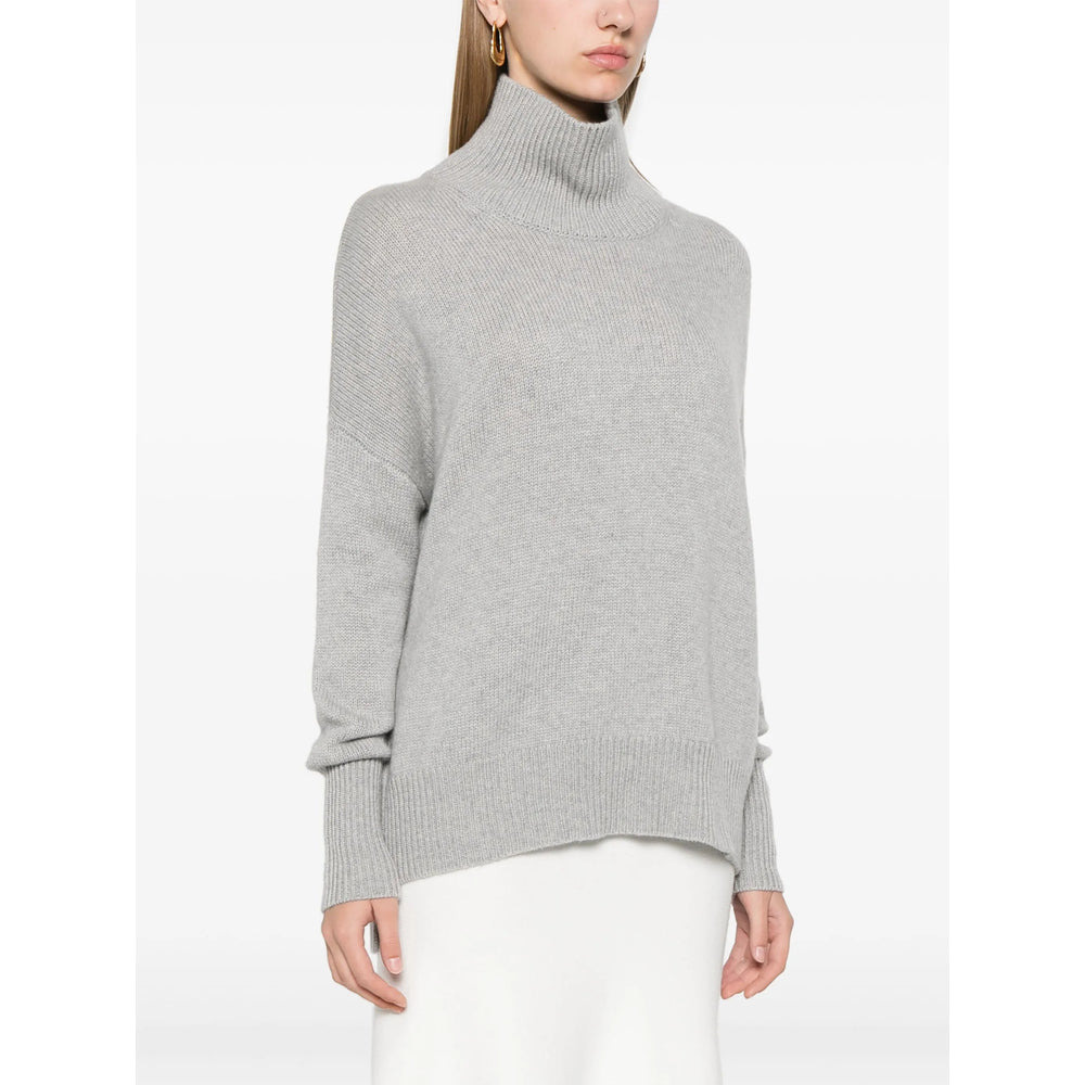Lisa Yang Grey Knitwear - Jumpers Women - 2