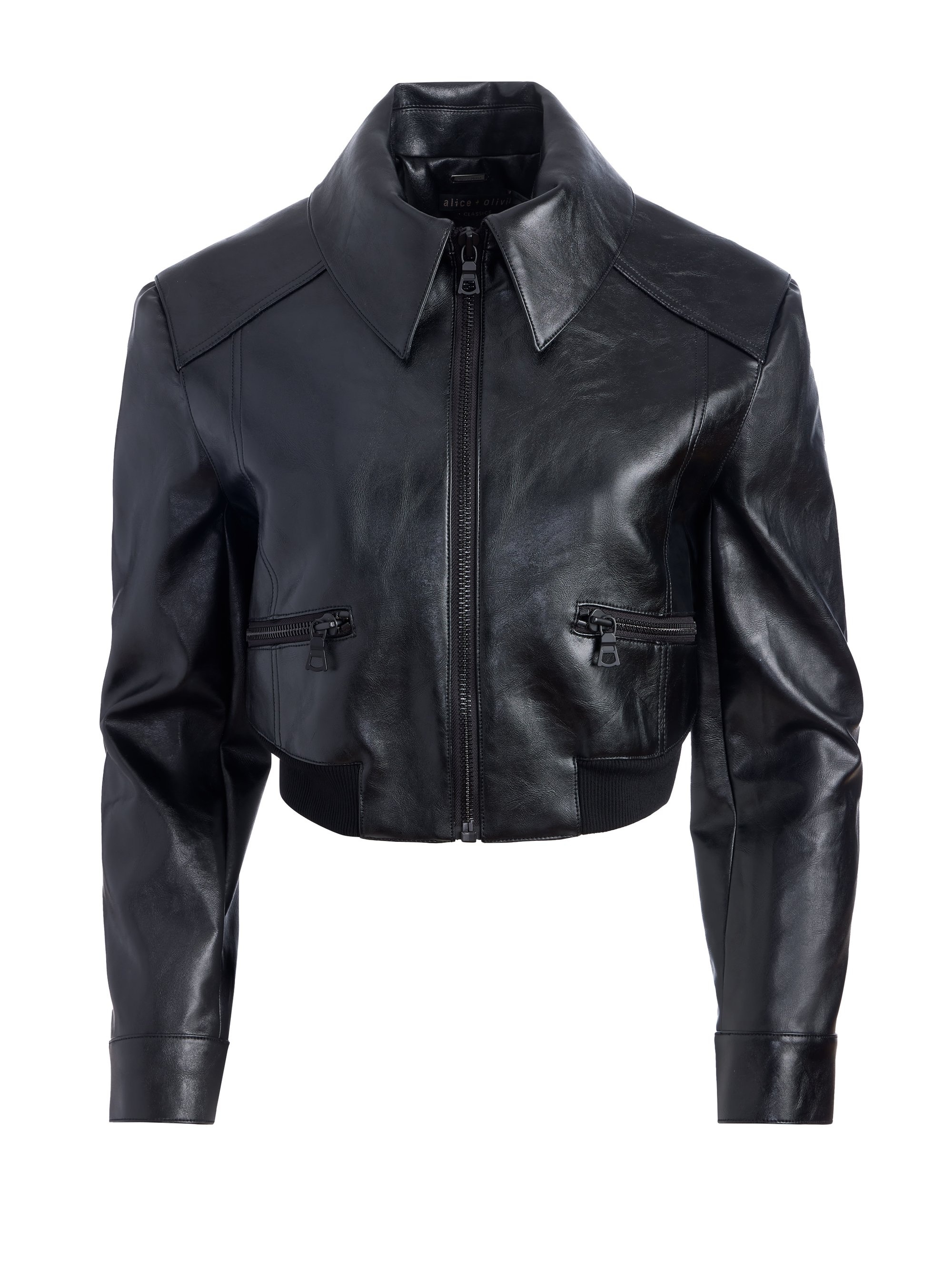 HYDE CROPPED VEGAN JACKET - 1