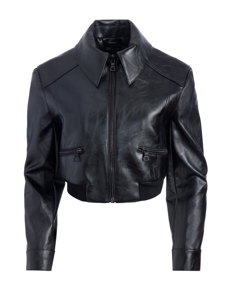 HYDE CROPPED VEGAN JACKET 1