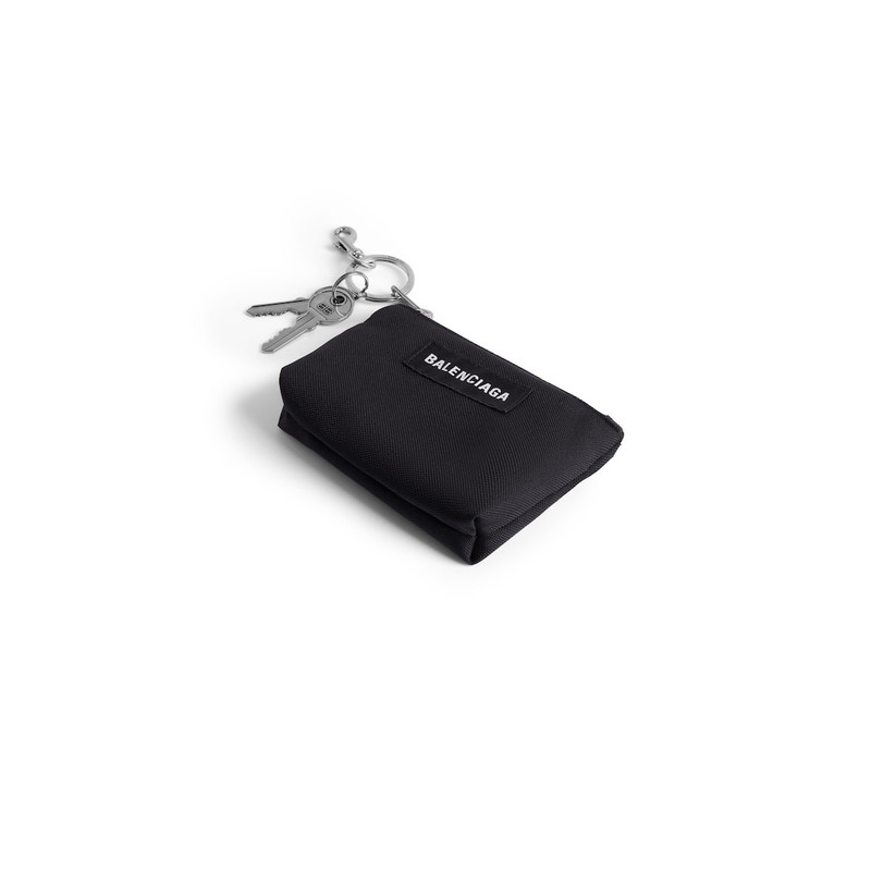 Men's Charm Zipped Pouch in Black 1