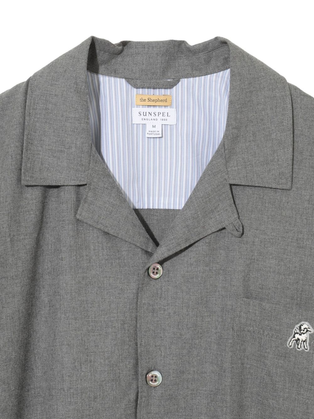 POCKET-DETAIL BUTTON-UP SHIRT - 2