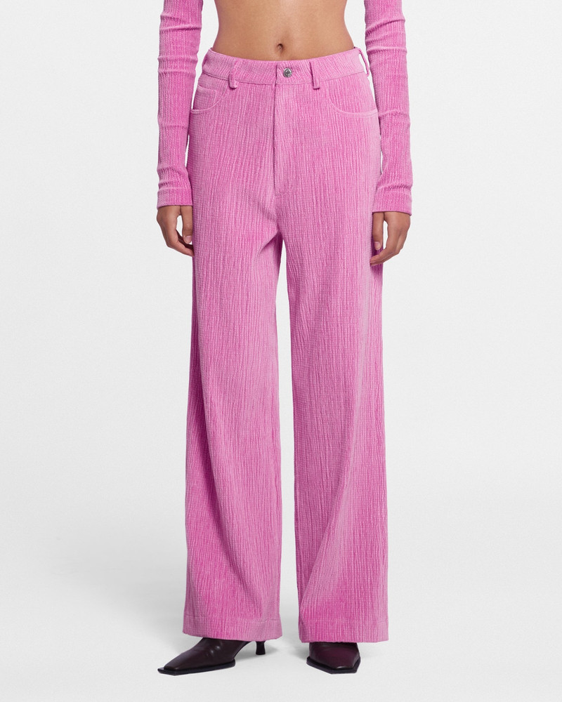 Nanushka Velvet Seersucker Baggy Pants outlook