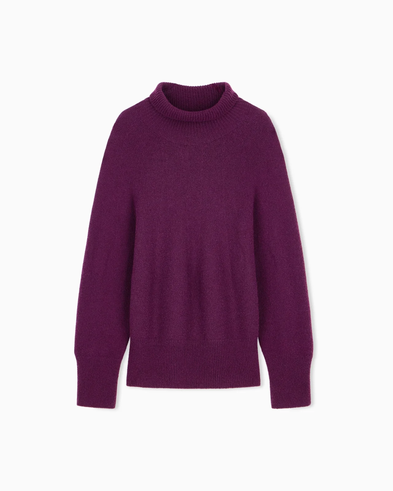 OVERSIZED TURTLENECK SWEATER IN PURE CASHMERE JERSEY - 1