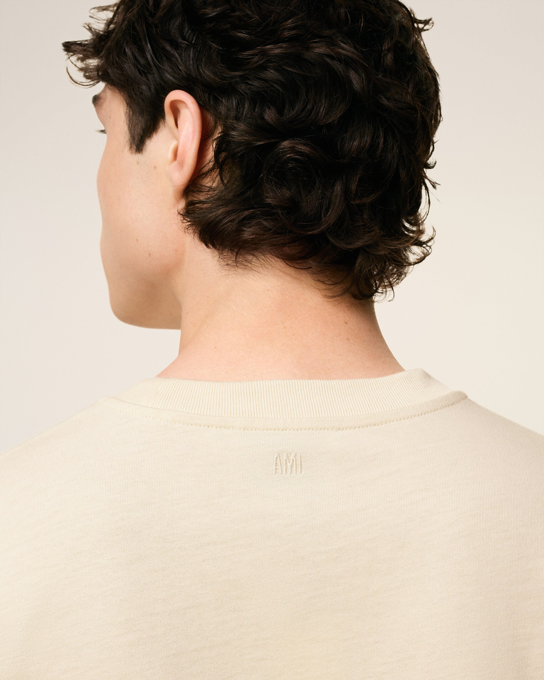 WHITE COTTON AMI DE COEUR T-SHIRT - 4