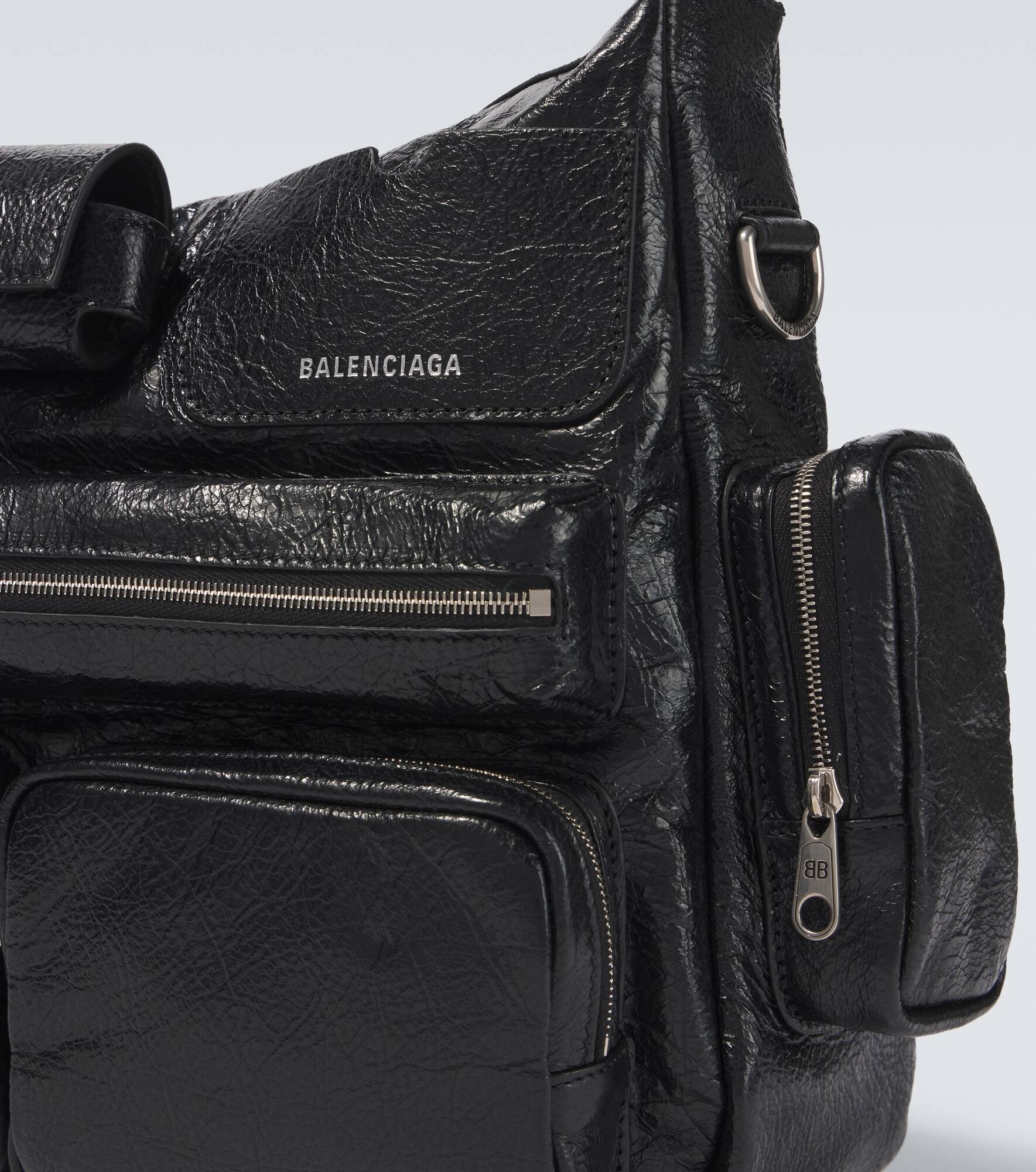 Superbusy leather messenger bag - 6