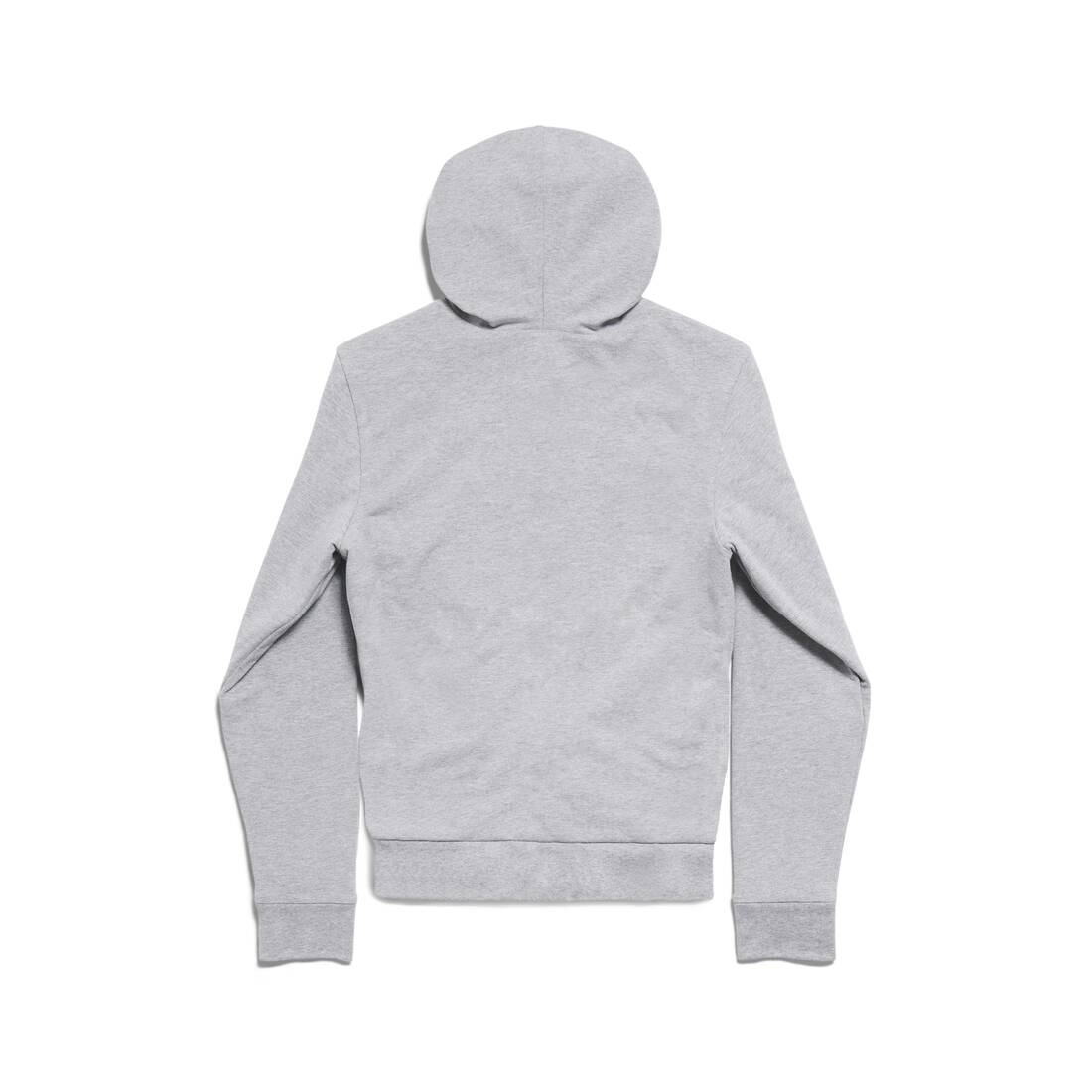 Zip-up Hoodie Slim Fit in Grey - 6