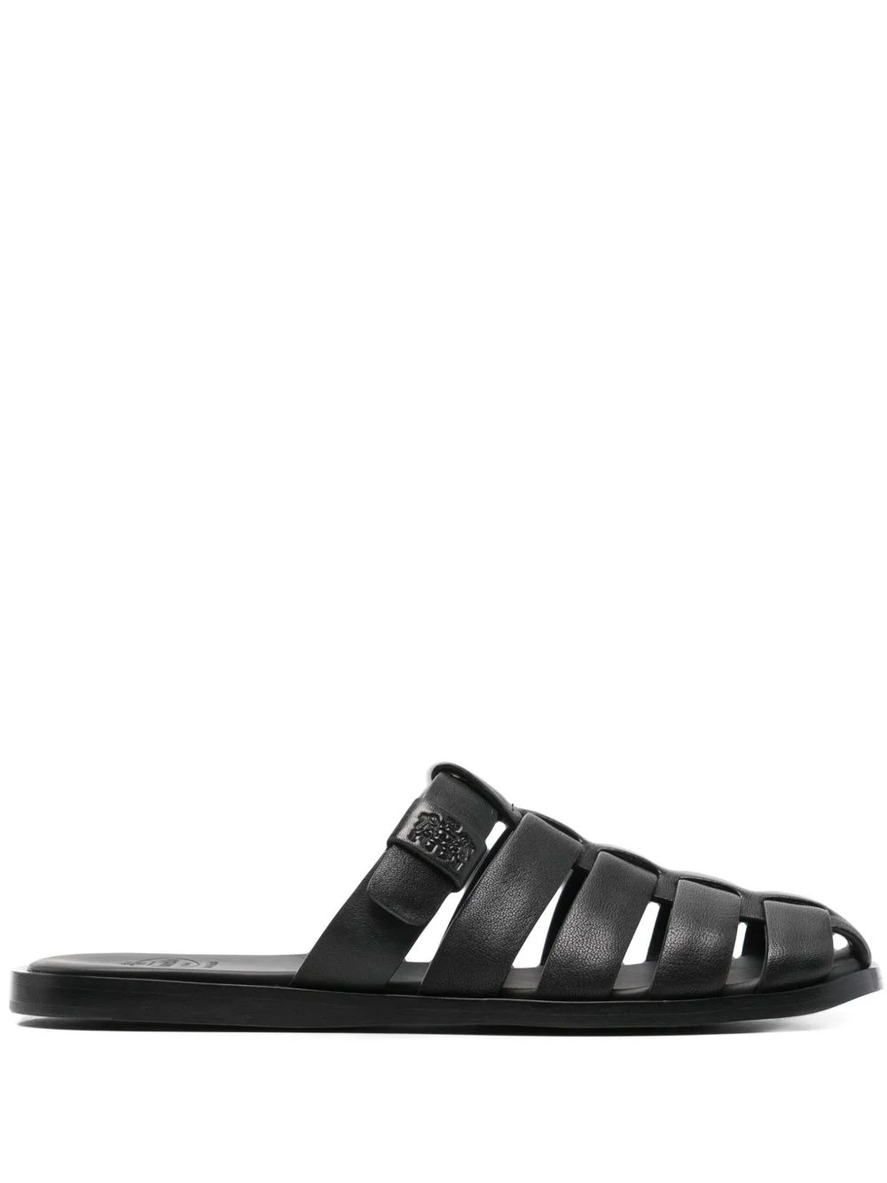 leather slides - 1