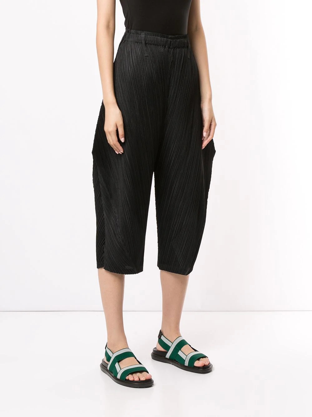 Angular cropped trousers - 3