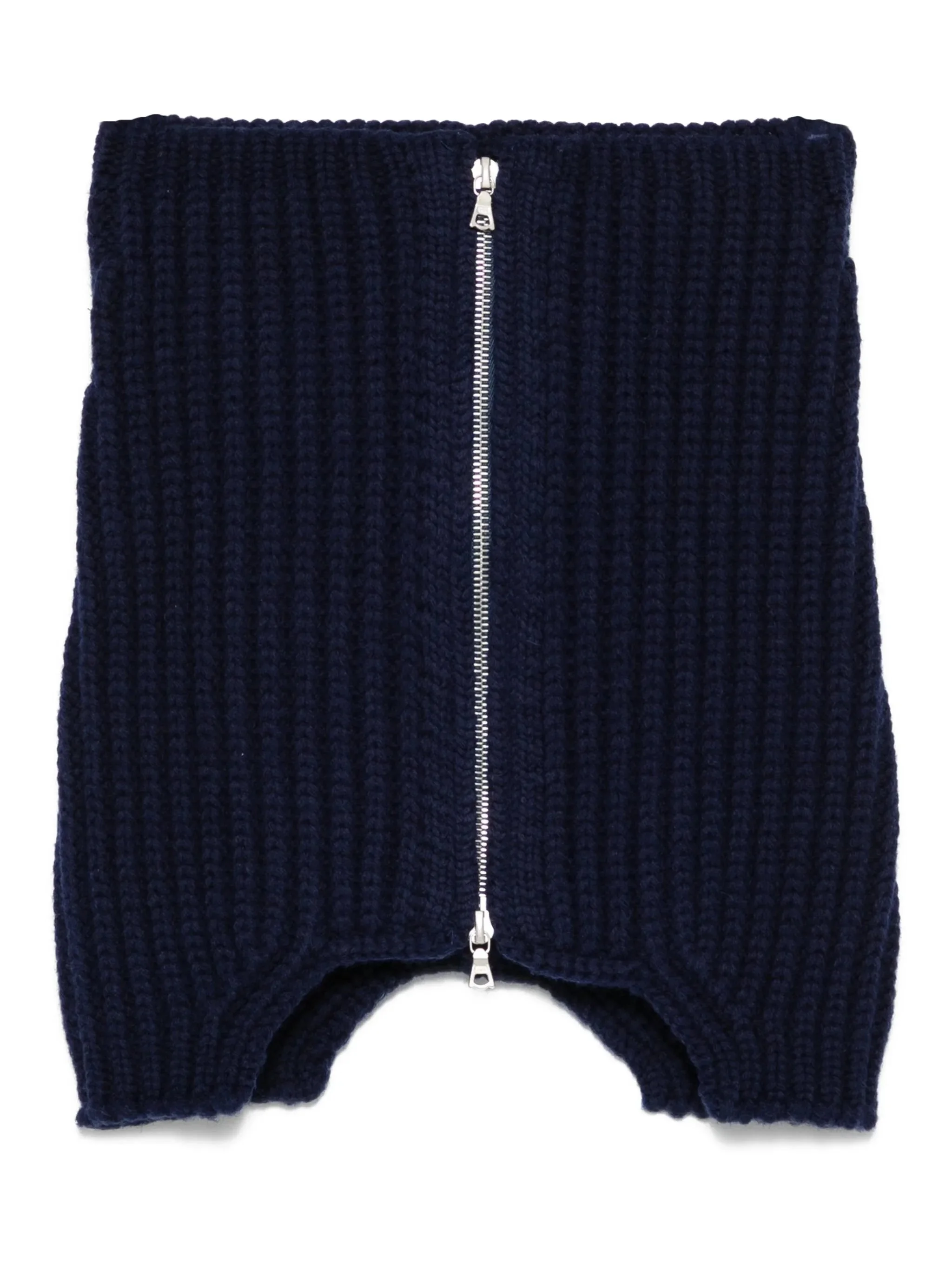 Dries Van Noten Ribbed Zip-fastening Collar - 1