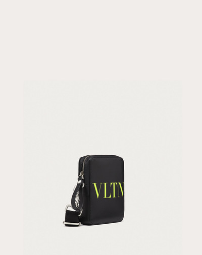 Valentino Small VLTN Leather Crossbody Bag outlook