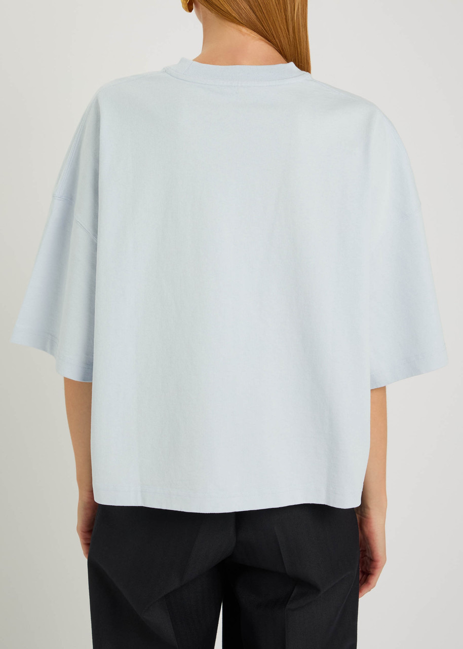 Jacquemus Le T-shirt Corto Logo-embroidered Cotton T-shirt - 3