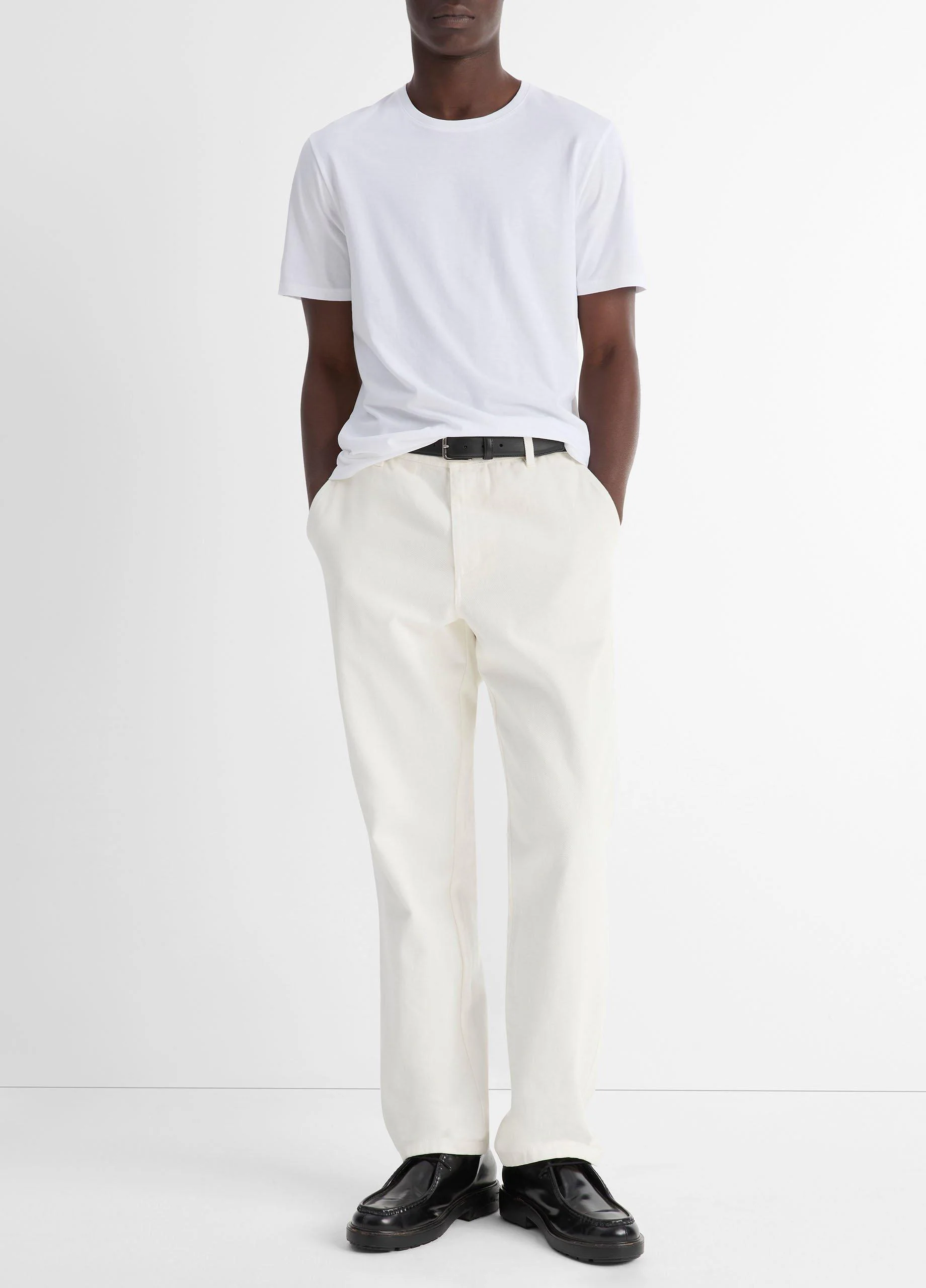 Pima Cotton Crew Neck T-Shirt - 1