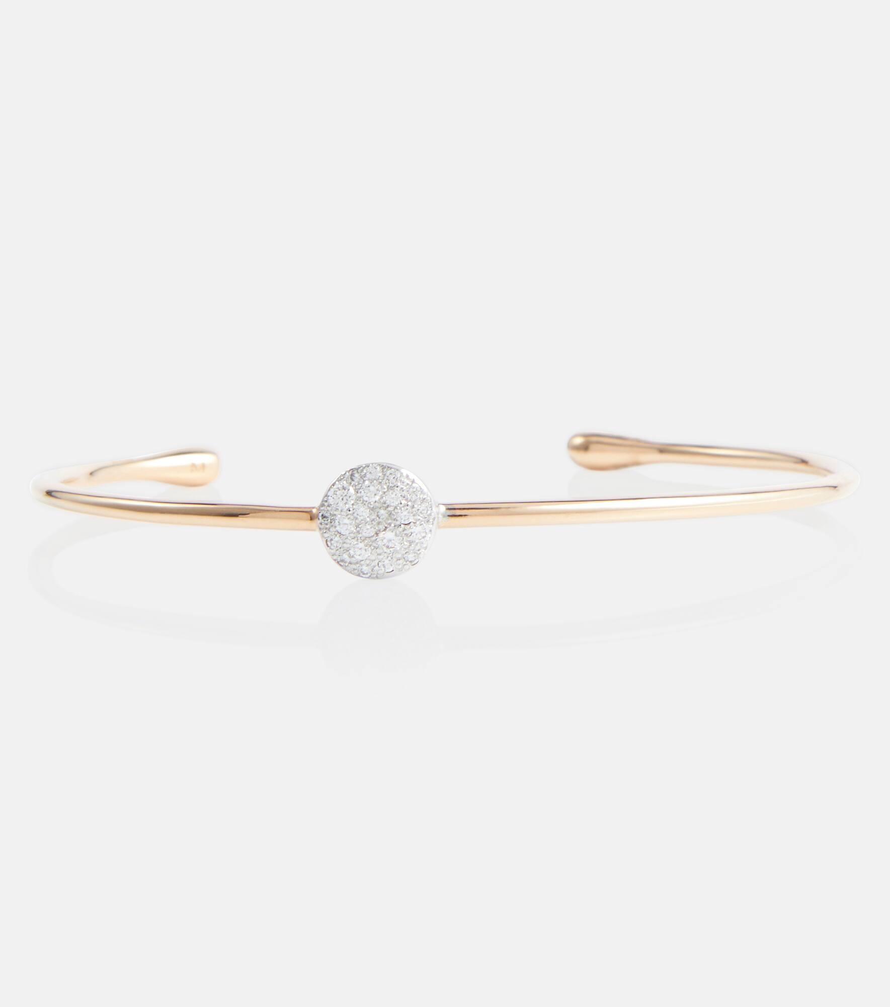 Sabbia 18kt gold bracelet with diamonds - 1