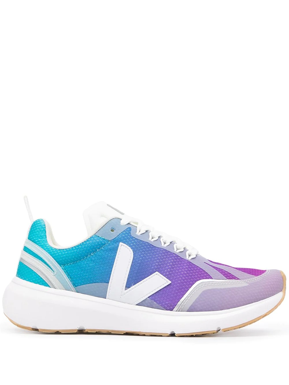 gradient-logo sneakers - 1