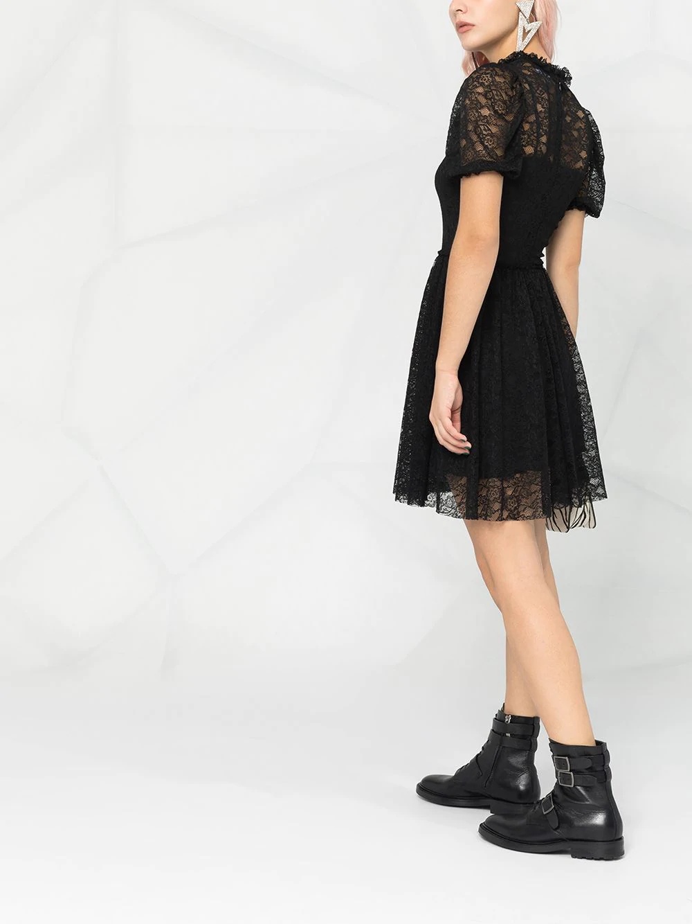 lace overlay dress - 4