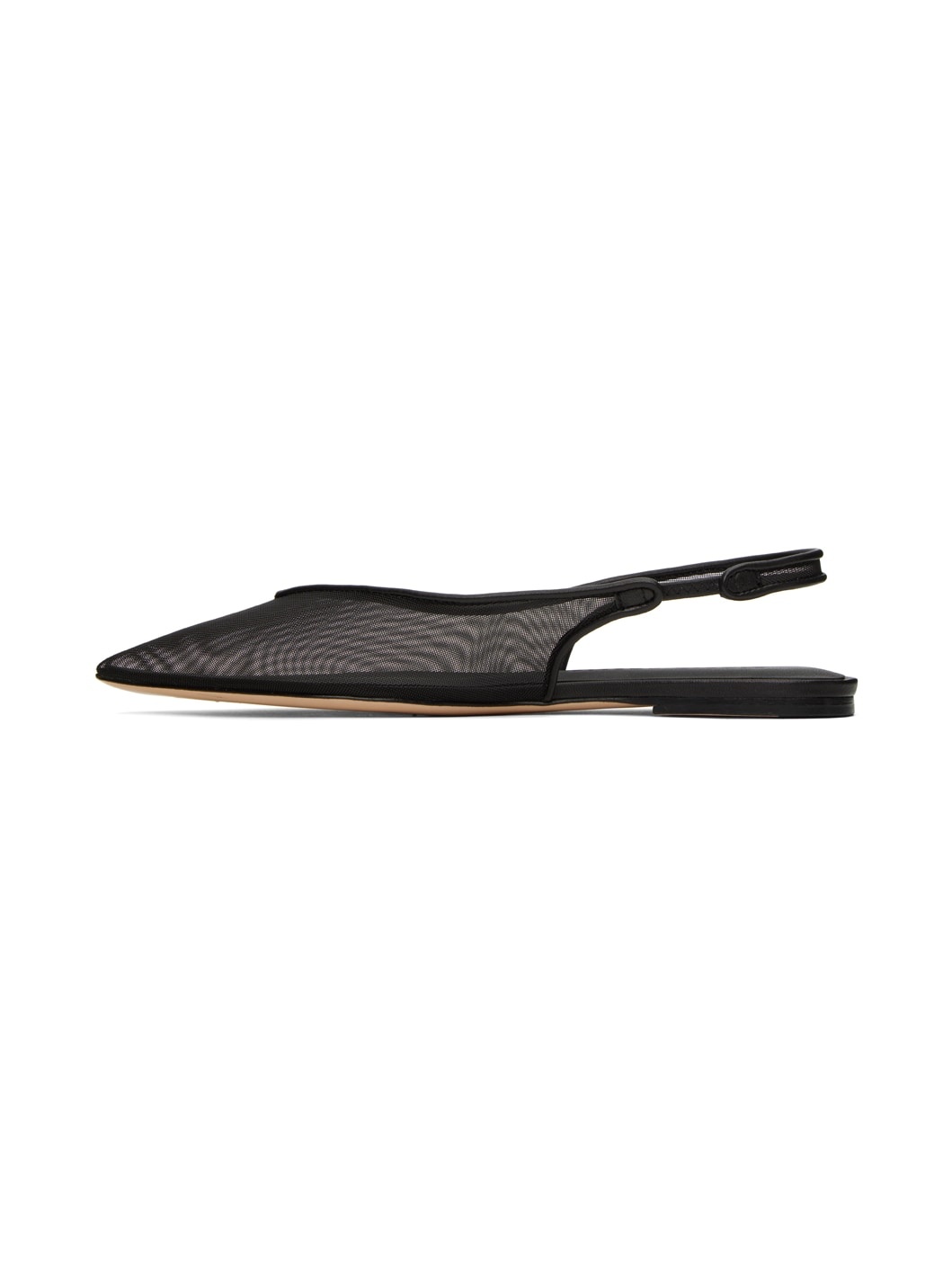 Black Razor Ballerina Flats - 3