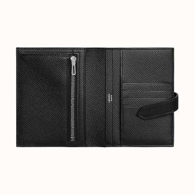 Hermès Bearn Compact monochrome wallet outlook