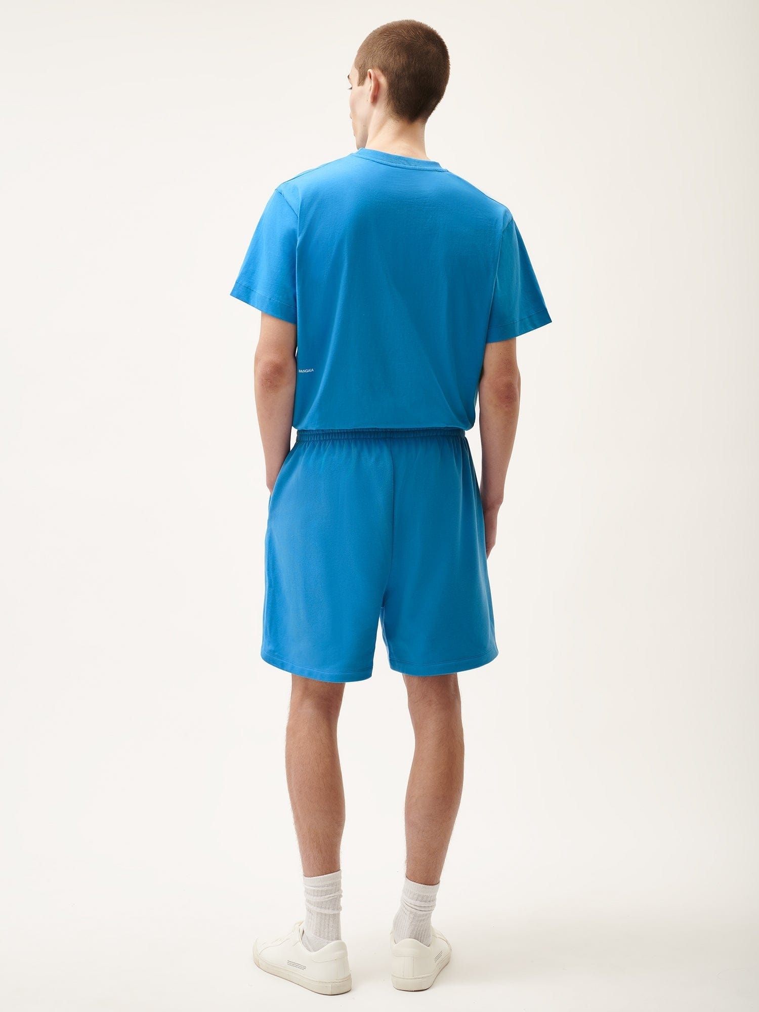 Mens 365 Midweight Mid Length shorts - Geyser Blue - 3