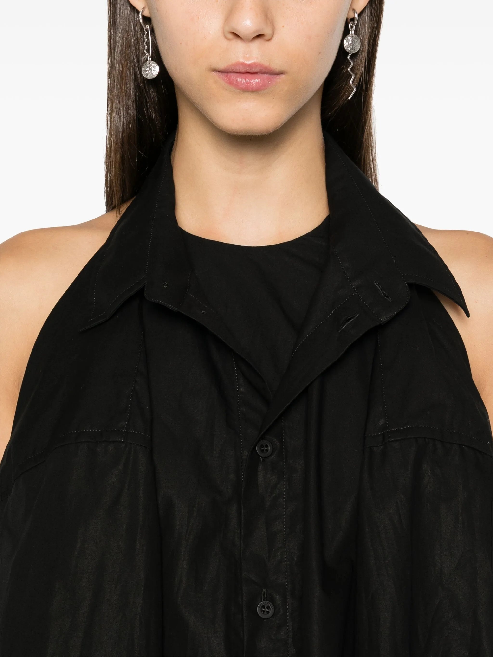 Suspended Shirt Dress - 4