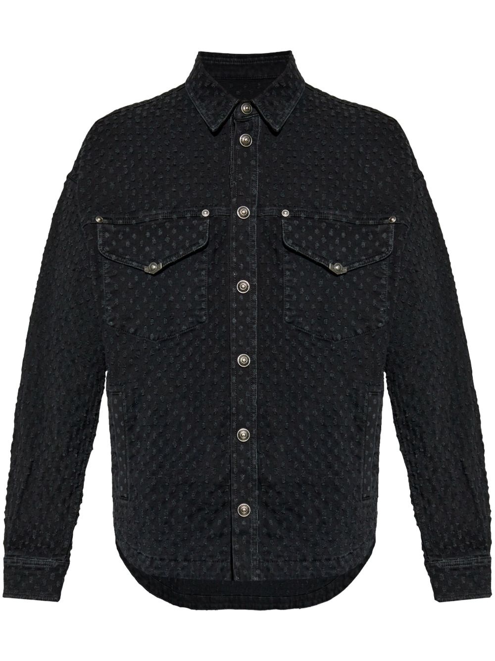 denim shirt jacket - 1