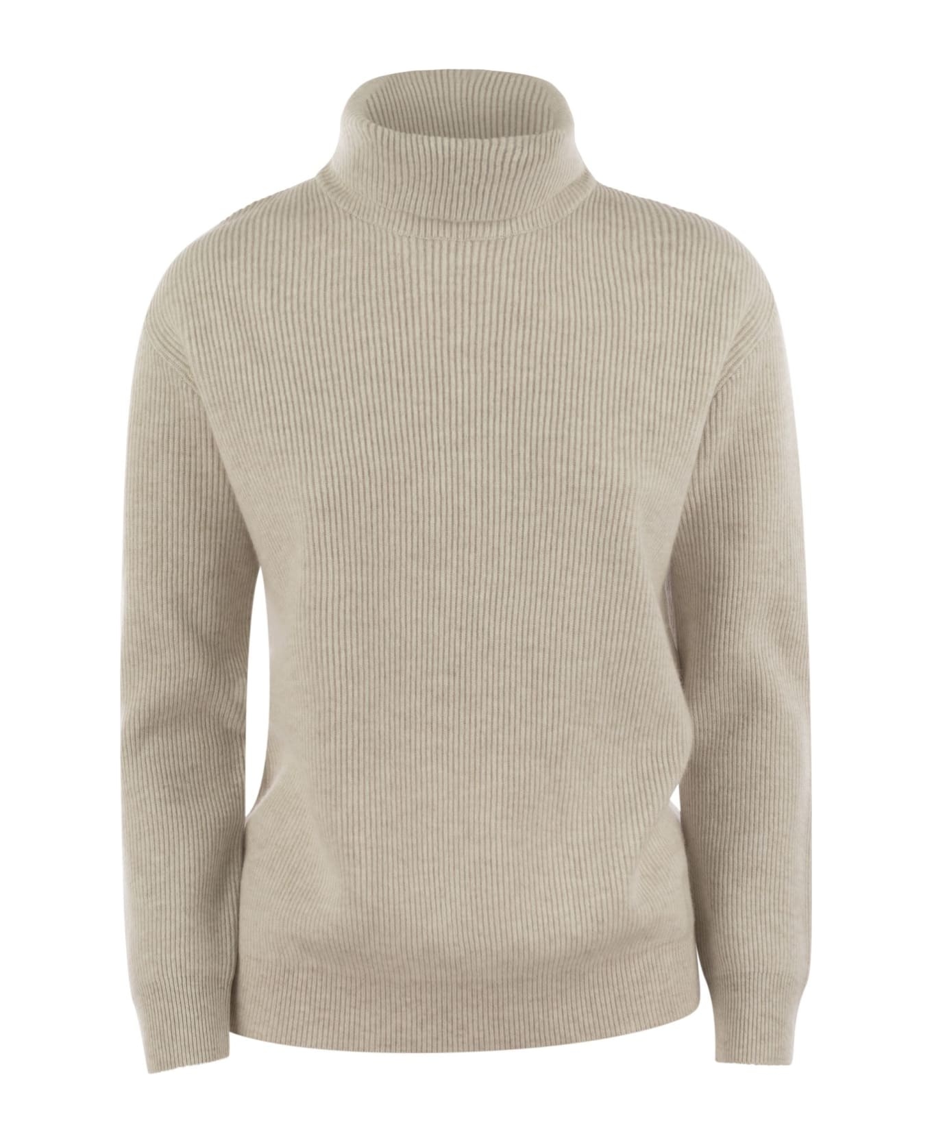 Cashmere Turtleneck Sweater - 1