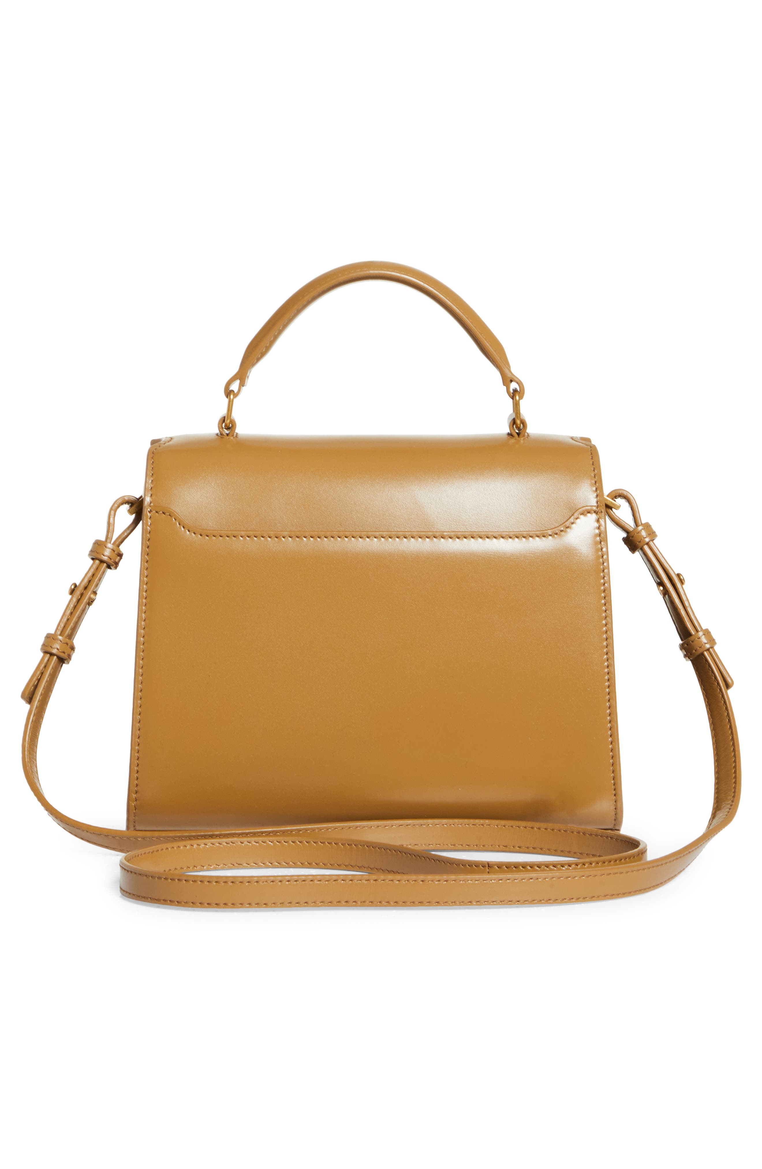 Mini Cassandra Leather Top Handle Bag - 4