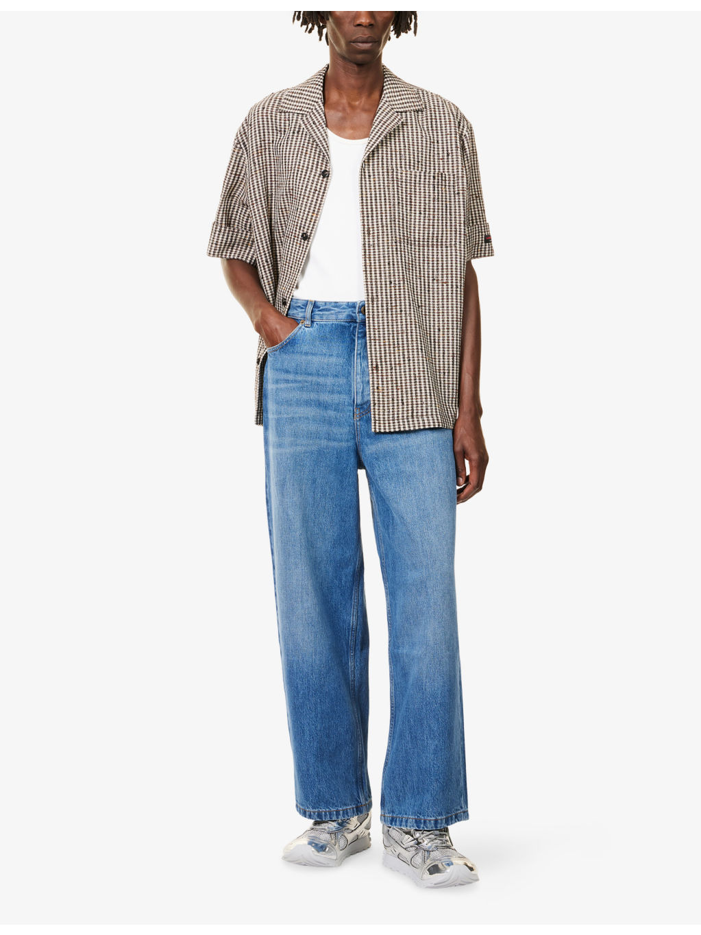 Relaxed-Fit Wide-Leg Denim Jeans - 2