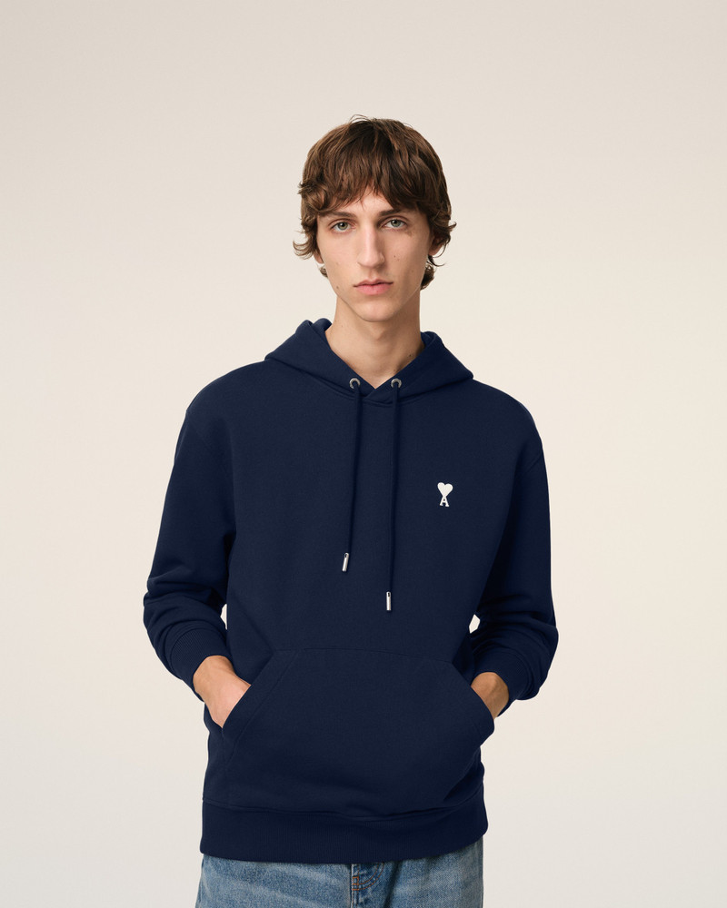 NAVY COTTON AMI DE COEUR HOODIE 3