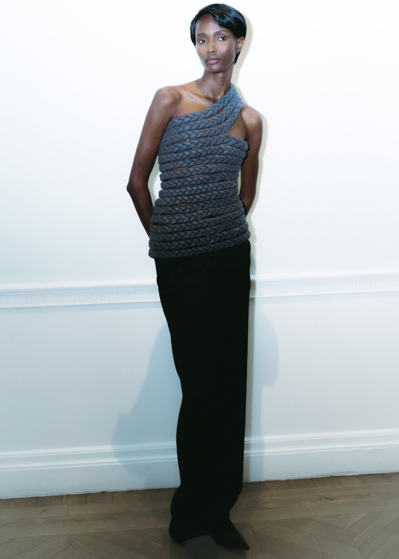 Bevza Tisto Top - Dark Grey 8