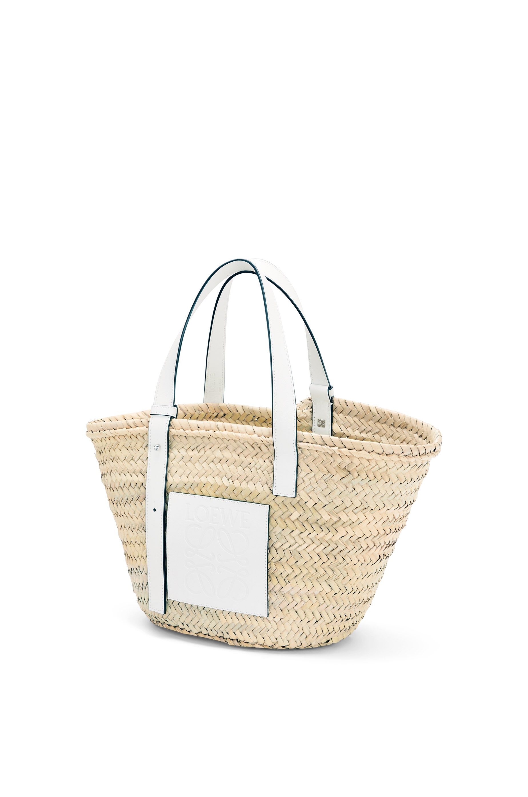 Basket bag in palm leaf and calfskin - 4