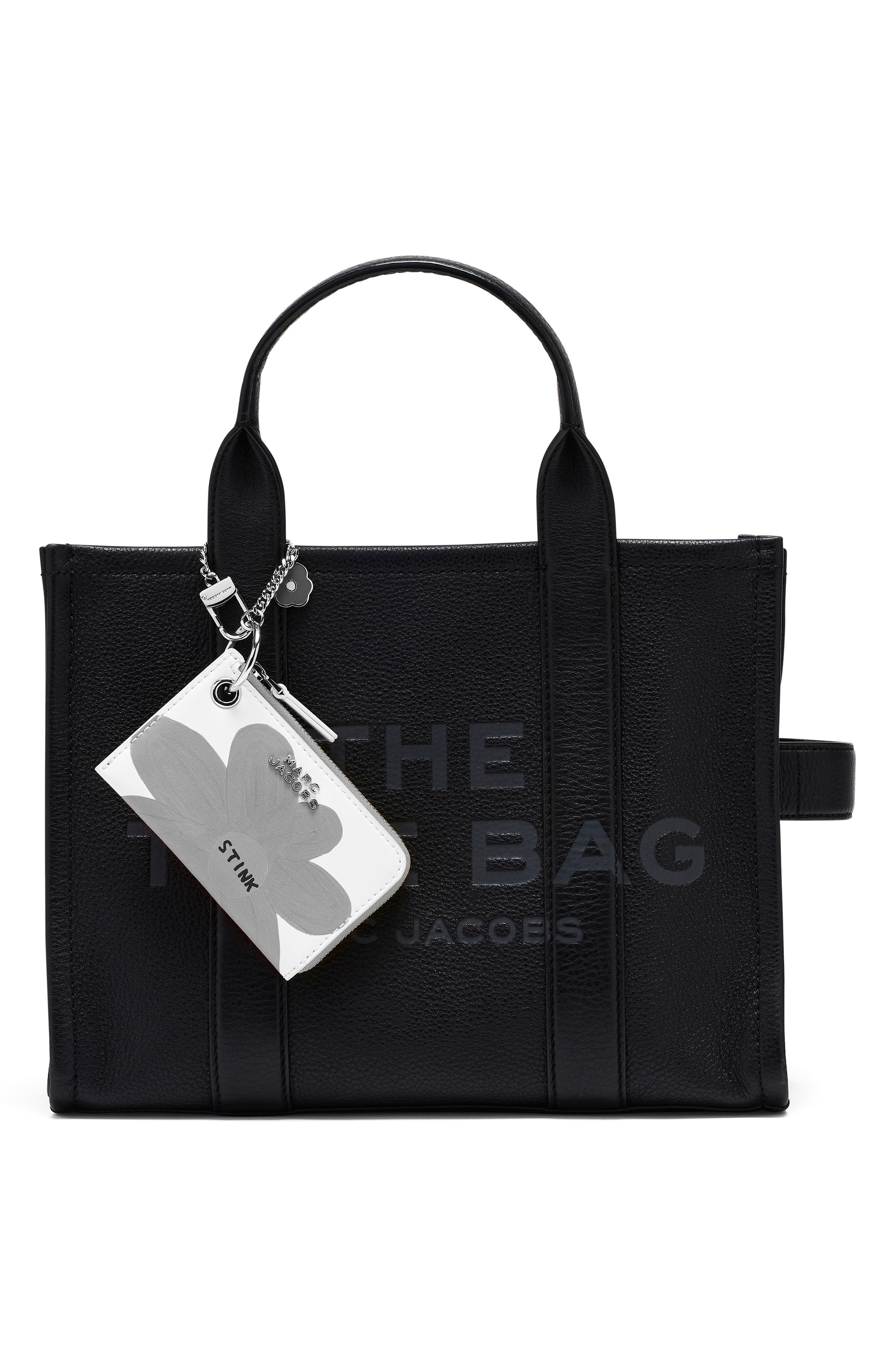 Marc Jacobs The Leather Coin Purse Bag Charm in White Multi at Nordstrom - 4