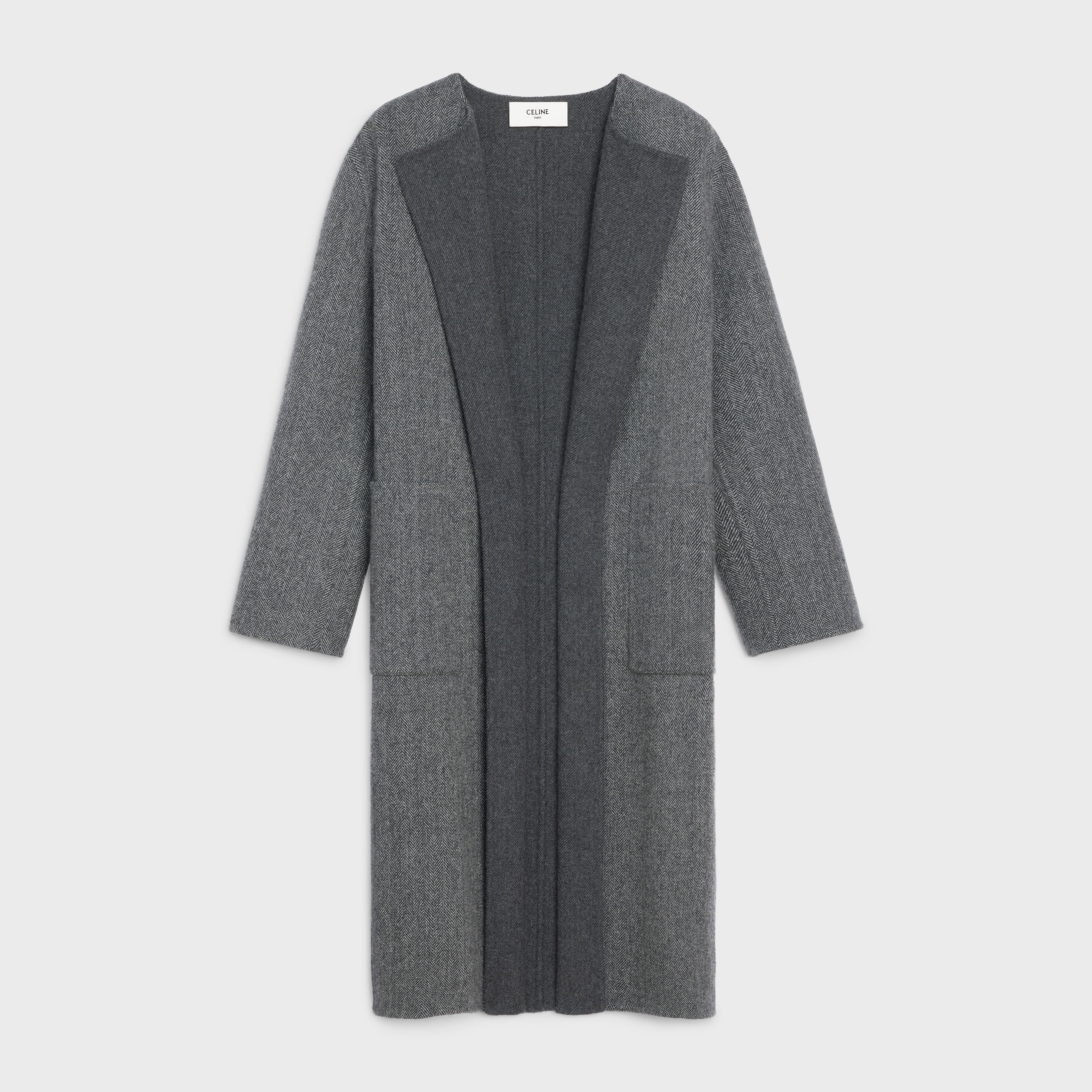PURE COLLAR COAT IN DOUBLE-SIDED CASHMERE - 3