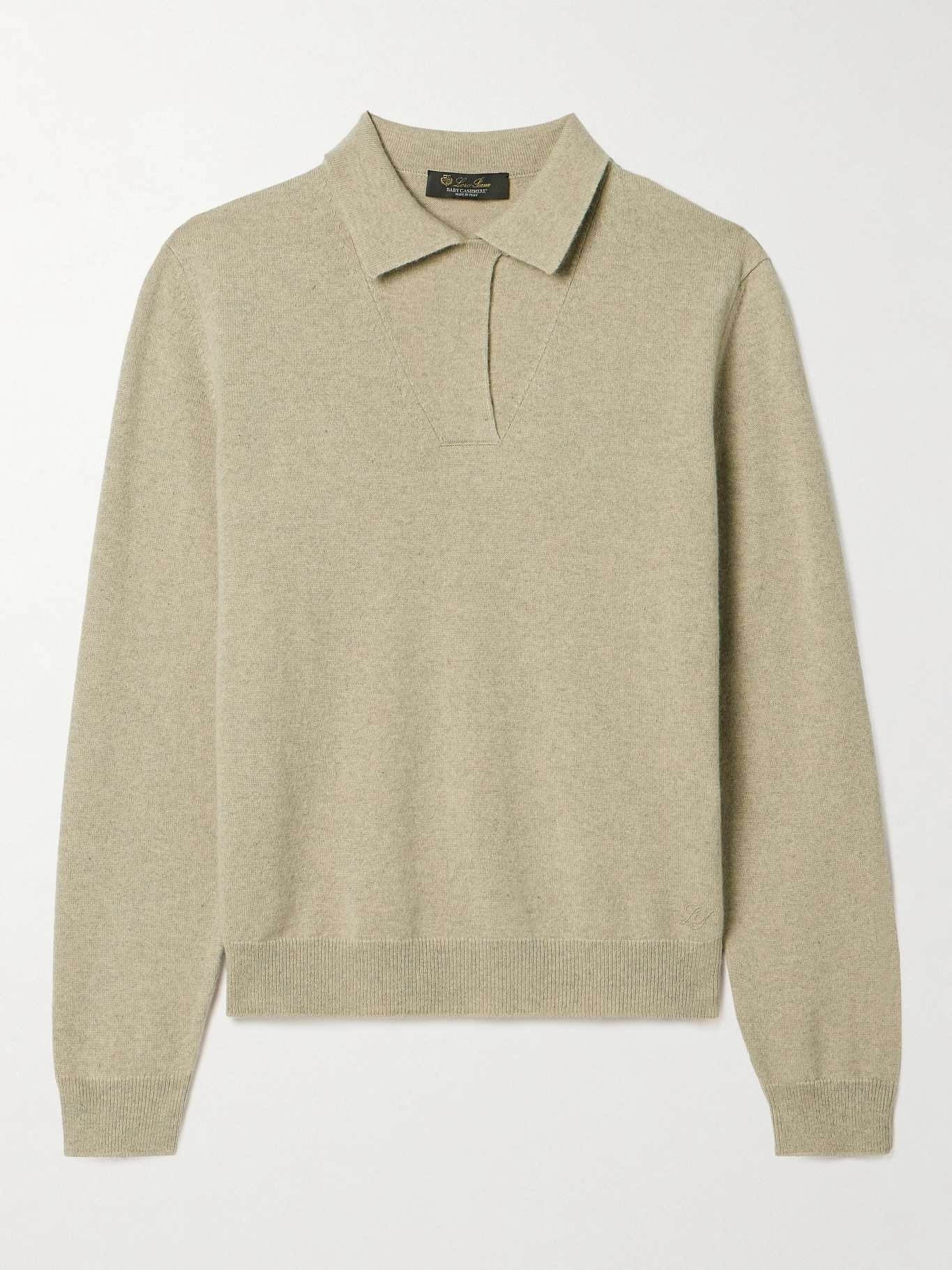 Cashmere polo sweater - 1