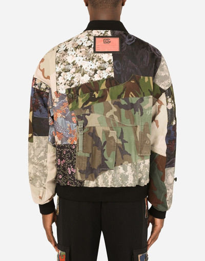 Dolce & Gabbana Patchwork jacket with patch outlook