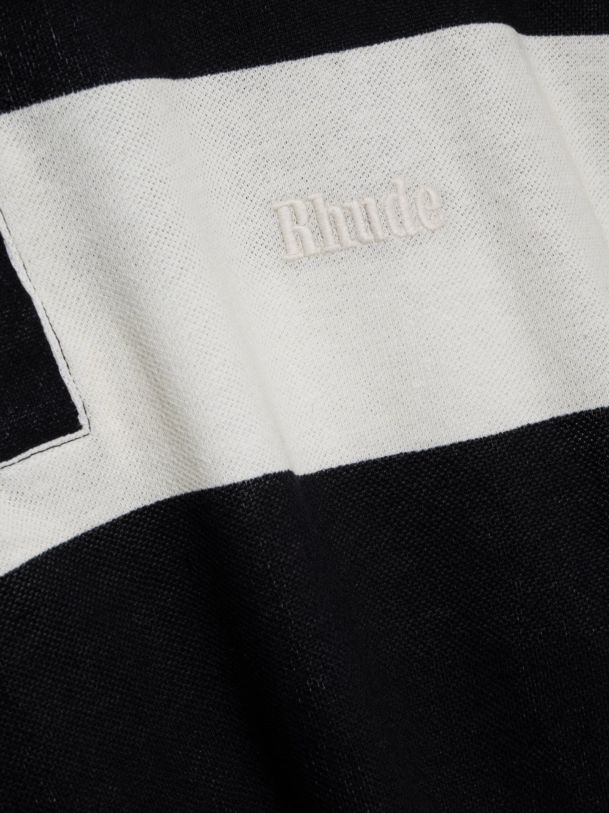 STRIPED PIQUE POLO - 4