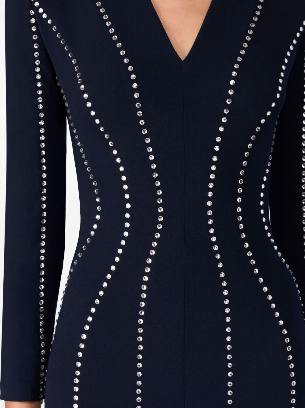 Victoire V-neck embellished gown - 4