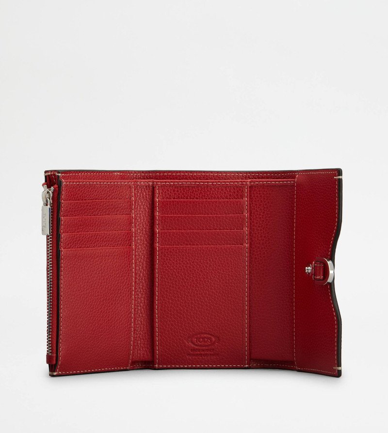 Tod's WALLET IN LEATHER - RED outlook