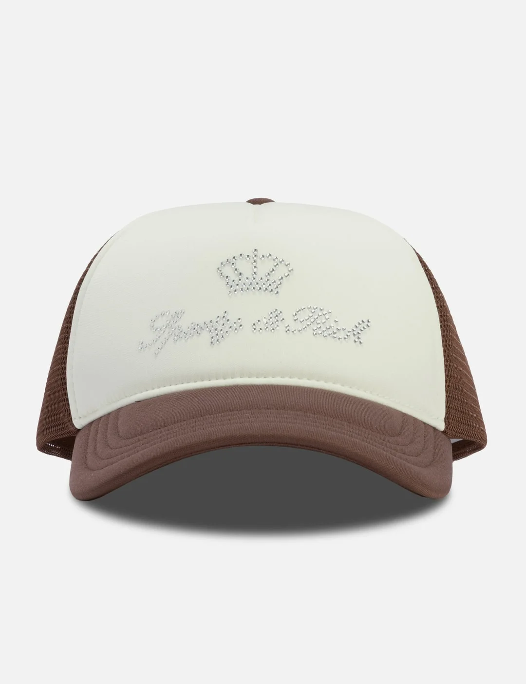 SPORTY & RICH X JUICY COUTURE CROWN TRUCKER HAT - 1
