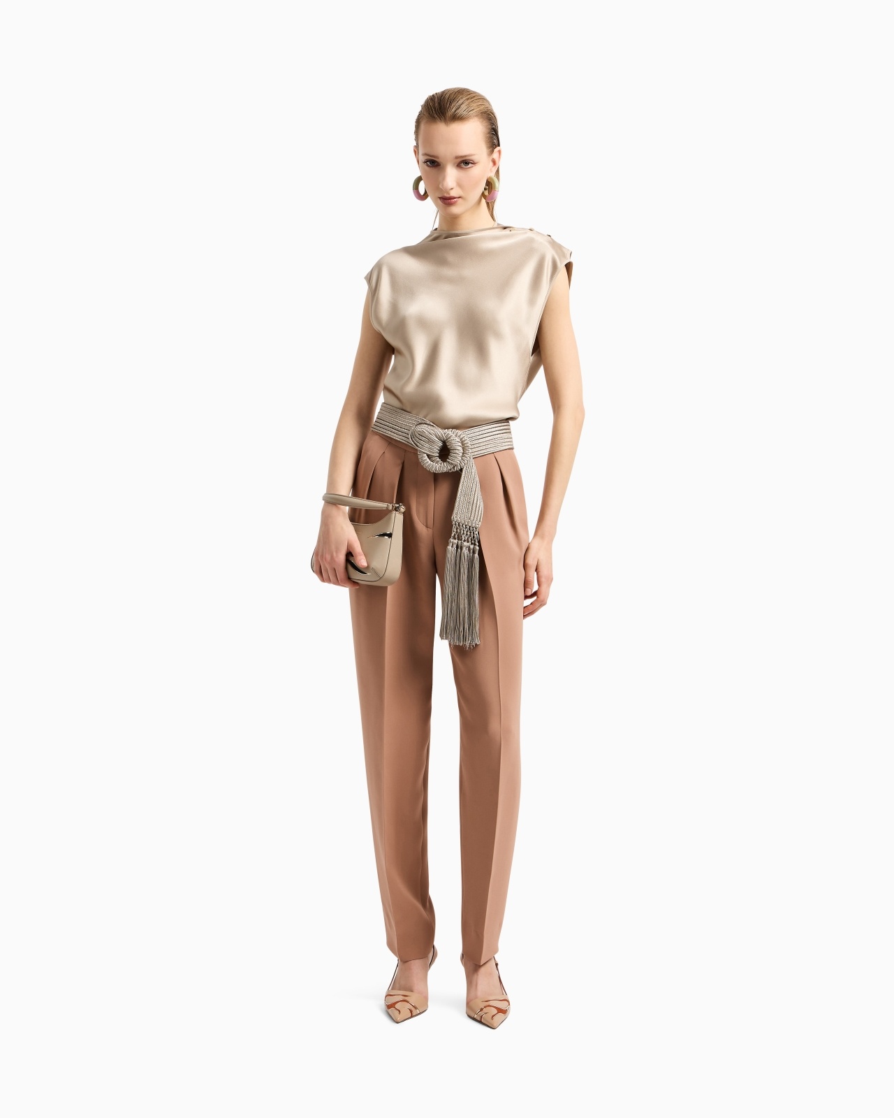 BLOUSE IN DOUBLE SILK SATIN - 2