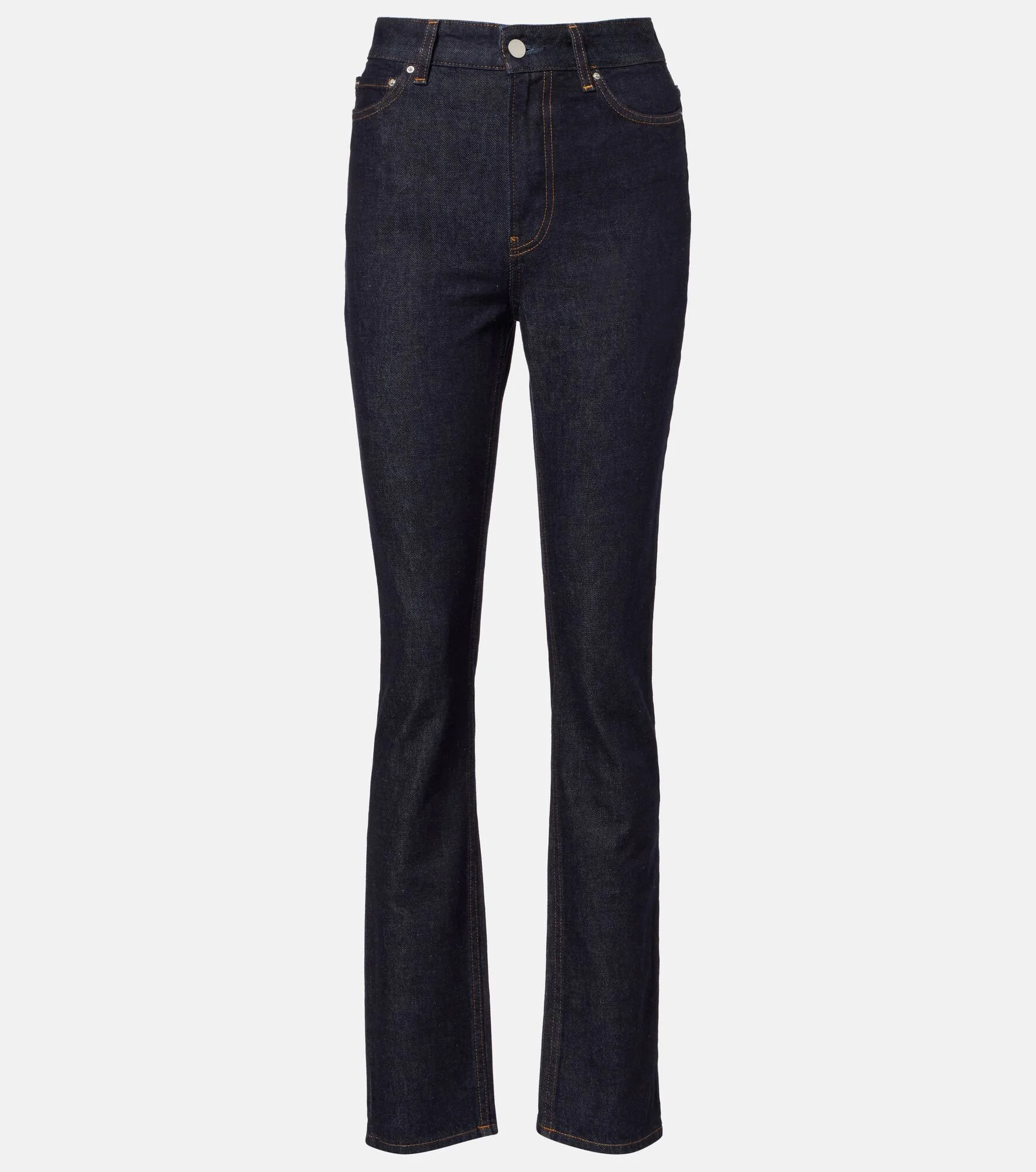 High-rise slim jeans - 1
